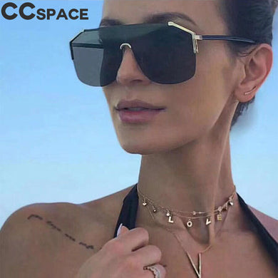 46433 Goggle One Lens Sunglasses Men Women Gradient Shades UV400 Vintage Glasses Oculos