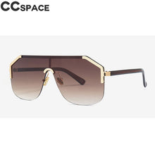 Load image into Gallery viewer, 46433 Goggle One Lens Sunglasses Men Women Gradient Shades UV400 Vintage Glasses Oculos