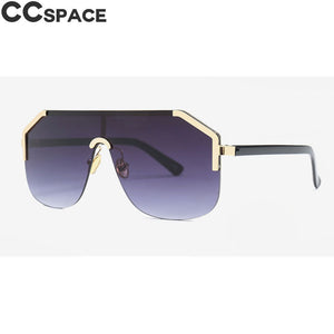 46433 Goggle One Lens Sunglasses Men Women Gradient Shades UV400 Vintage Glasses Oculos