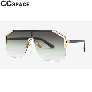 46433 Goggle One Lens Sunglasses Men Women Gradient Shades UV400 Vintage Glasses Oculos