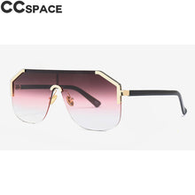 Load image into Gallery viewer, 46433 Goggle One Lens Sunglasses Men Women Gradient Shades UV400 Vintage Glasses Oculos