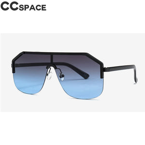 46433 Goggle One Lens Sunglasses Men Women Gradient Shades UV400 Vintage Glasses Oculos