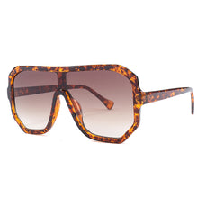 Load image into Gallery viewer, 46478 Oversized One Lens Square Sunglasses Women Goggle Shades Uv400 Vintage Glasses