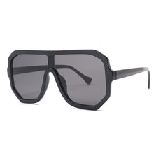 Load image into Gallery viewer, 46478 Oversized One Lens Square Sunglasses Women Goggle Shades Uv400 Vintage Glasses