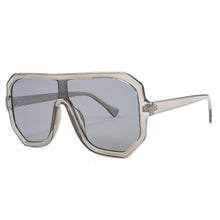 Load image into Gallery viewer, 46478 Oversized One Lens Square Sunglasses Women Goggle Shades Uv400 Vintage Glasses