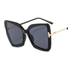 Load image into Gallery viewer, 46507 Cat Eye Square Brand Design Sunglasses Women Shades UV400 Vintage Glasses