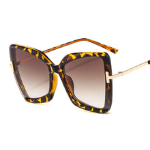 Load image into Gallery viewer, 46507 Cat Eye Square Brand Design Sunglasses Women Shades UV400 Vintage Glasses