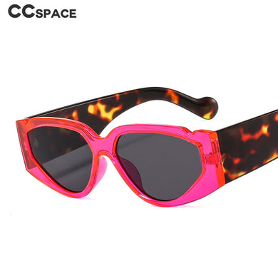 46521 Cat Eye Wide Legs Sunglasses Men Women Shades UV400 Vintage Glasses