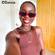 Load image into Gallery viewer, 46521 Cat Eye Wide Legs Sunglasses Men Women Shades UV400 Vintage Glasses