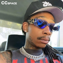 Load image into Gallery viewer, 46521 Cat Eye Wide Legs Sunglasses Men Women Shades UV400 Vintage Glasses