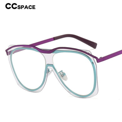 46522 One Lens Personality Big Frame Sunglasses Men Women Shades UV400 Vintage Glasses