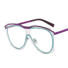 Load image into Gallery viewer, 46522 One Lens Personality Big Frame Sunglasses Men Women Shades UV400 Vintage Glasses