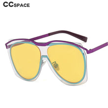 Load image into Gallery viewer, 46522 One Lens Personality Big Frame Sunglasses Men Women Shades UV400 Vintage Glasses