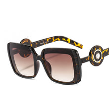 Load image into Gallery viewer, 46529 Square Cat Eye Diamond  Sunglasses Men Women Shades UV400 Vintage Glasses