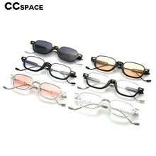 Load image into Gallery viewer, 46533 Half Frame Retro Anti-blue Light Sunglasses Men Women Shades UV400 Vintage Glasses
