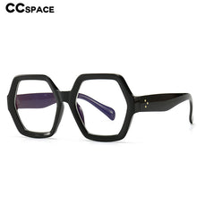 Load image into Gallery viewer, 46539 Retro Rivet Big Frame Sunglasses Men Women Polygon Shades Uv400 Vintage Glasses