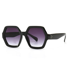 Load image into Gallery viewer, 46539 Retro Rivet Big Frame Sunglasses Men Women Polygon Shades Uv400 Vintage Glasses