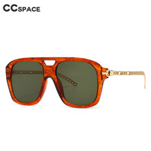 Load image into Gallery viewer, 46555 Square Retro Sunglasses Metal Chain Legs Men Women Shades UV400 Vintage Glasses