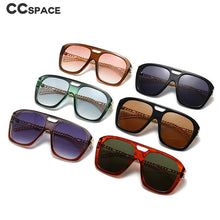 Load image into Gallery viewer, 46555 Square Retro Sunglasses Metal Chain Legs Men Women Shades UV400 Vintage Glasses