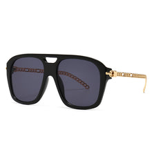 Load image into Gallery viewer, 46555 Square Retro Sunglasses Metal Chain Legs Men Women Shades UV400 Vintage Glasses