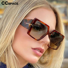 Load image into Gallery viewer, 46561 Oversized Square Goggle Sunglasses Men Women Shades UV400 Vrytage Glasses