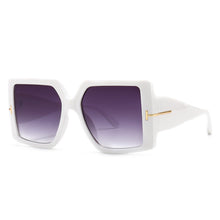 Load image into Gallery viewer, 46561 Oversized Square Goggle Sunglasses Men Women Shades UV400 Vrytage Glasses