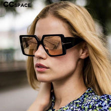 Load image into Gallery viewer, 46561 Oversized Square Goggle Sunglasses Men Women Shades UV400 Vrytage Glasses