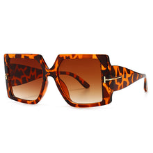 Load image into Gallery viewer, 46561 Oversized Square Goggle Sunglasses Men Women Shades UV400 Vrytage Glasses