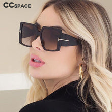 Load image into Gallery viewer, 46561 Oversized Square Goggle Sunglasses Men Women Shades UV400 Vrytage Glasses