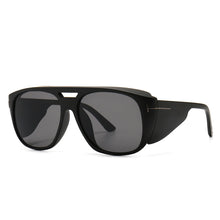 Load image into Gallery viewer, 46565 Square Wide Legs Goggle Sunglasses Men Women Shades UV400 Vintage Glasses