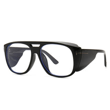 Load image into Gallery viewer, 46565 Square Wide Legs Goggle Sunglasses Men Women Shades UV400 Vintage Glasses