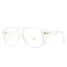 Load image into Gallery viewer, 46565 Square Wide Legs Goggle Sunglasses Men Women Shades UV400 Vintage Glasses