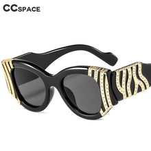 Load image into Gallery viewer, 46577 Cat Eye Steam Punk  Brand Sunglasses Men Women Shades Uv400 Vintage Glasses