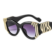 Load image into Gallery viewer, 46577 Cat Eye Steam Punk  Brand Sunglasses Men Women Shades Uv400 Vintage Glasses