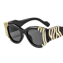 Load image into Gallery viewer, 46577 Cat Eye Steam Punk  Brand Sunglasses Men Women Shades Uv400 Vintage Glasses