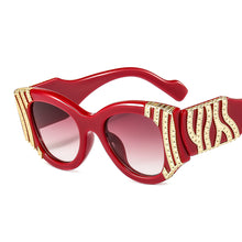 Load image into Gallery viewer, 46577 Cat Eye Steam Punk  Brand Sunglasses Men Women Shades Uv400 Vintage Glasses