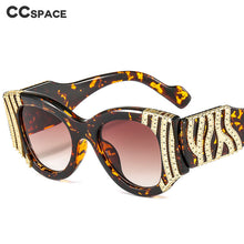 Load image into Gallery viewer, 46577 Cat Eye Steam Punk  Brand Sunglasses Men Women Shades Uv400 Vintage Glasses