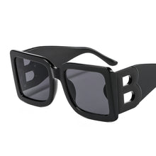 Load image into Gallery viewer, 46598D Oversized The Letter B Square  Sunglasses Men Women Shades UV400 Vintage Glasses