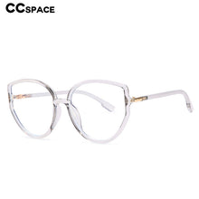 Load image into Gallery viewer, 46601 TR90 Oversized Cat Eye Anti Blue Glasses Frames Men Women Optical Computer Glasses