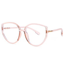 Load image into Gallery viewer, 46601 TR90 Oversized Cat Eye Anti Blue Glasses Frames Men Women Optical Computer Glasses