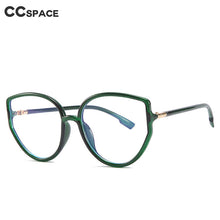 Load image into Gallery viewer, 46601 TR90 Oversized Cat Eye Anti Blue Glasses Frames Men Women Optical Computer Glasses