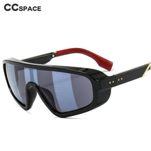Load image into Gallery viewer, 46602 One Lens Oversized Goggle Sunglasses Men Women  Shades UV400 Vintage Glasses