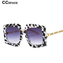Load image into Gallery viewer, 46616 Oversized  Sunglasses Chain Legs Men Women Shades UV400 Vintage Glasses