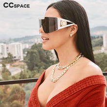 Load image into Gallery viewer, 46626 Oversized  Goggle Sunglasses Men Women Shades UV400 Vintage Glasses