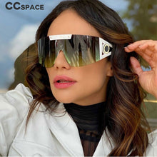 Load image into Gallery viewer, 46626 Oversized  Goggle Sunglasses Men Women Shades UV400 Vintage Glasses