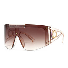 Load image into Gallery viewer, 46626 Oversized  Goggle Sunglasses Men Women Shades UV400 Vintage Glasses