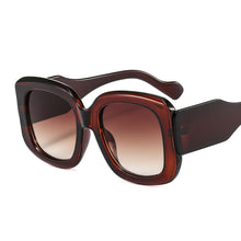 Load image into Gallery viewer, 46633 Punk Retro Big Frame Wide Legs Sunglasses Men Women Shades UV400 Vintage Glasses