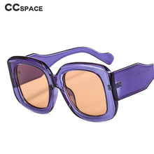 Load image into Gallery viewer, 46633 Punk Retro Big Frame Wide Legs Sunglasses Men Women Shades UV400 Vintage Glasses