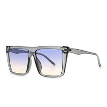 Load image into Gallery viewer, 46635 Oversized Square Rivet Sunglasses Men Women Shades UV400 Vintage Glasses