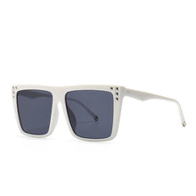 Load image into Gallery viewer, 46635 Oversized Square Rivet Sunglasses Men Women Shades UV400 Vintage Glasses